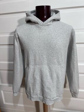 Lululemon *Steady State Pullover Hoodie Size XL Heathered Light Grey $148